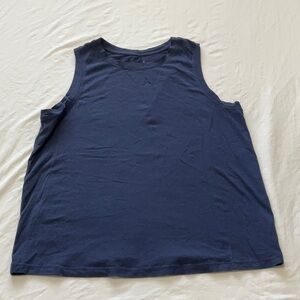 Kersh Deep Blue Sleeveless Top